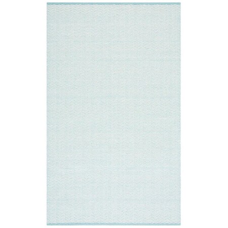 Safavieh 6 x 9 ft. Vermont Rectangle Hand Woven Area Rug Teal & Ivory VRM902J-6